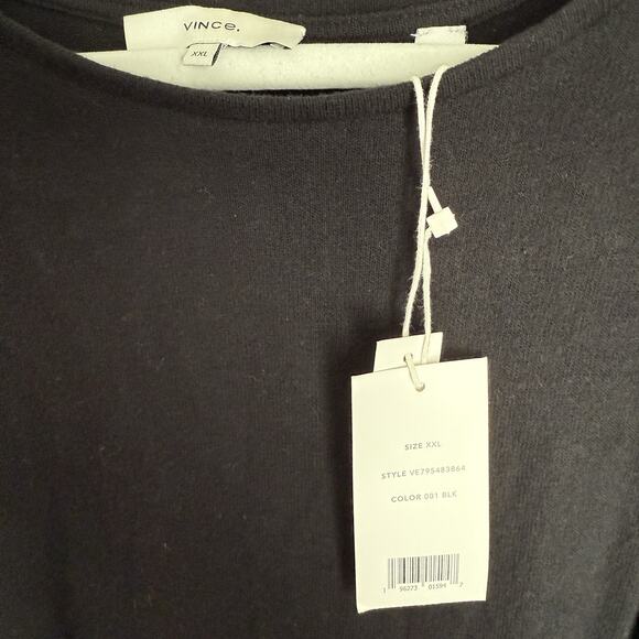 Vince Sweater Dress Long Sleeve Maxi Black Size XXL $295 Retail - Picture 2 of 9